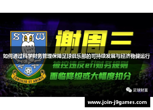 如何通过科学财务管理保障足球俱乐部的可持续发展与经济稳健运行